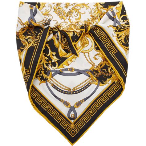 versace jeans bandana|Versace scarf price.